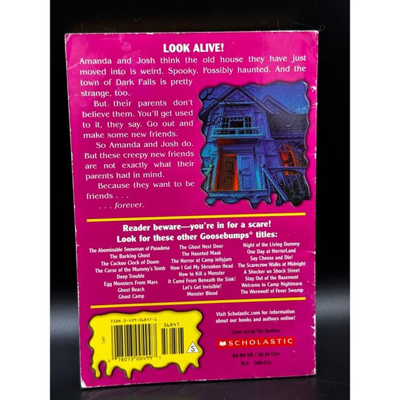 Goosebumps R.L. Stine #1 Welcome to Dead House 1st Scholastic Ed, 2nd Printing - Picture 2 of 6